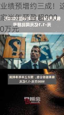 业绩预增约三成！这家半年预盈超9000万元