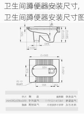 卫生间蹲便器安装尺寸,卫生间蹲便器安装尺寸图