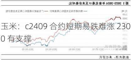 玉米：c2409 合约短期易跌难涨 2300 有支撑