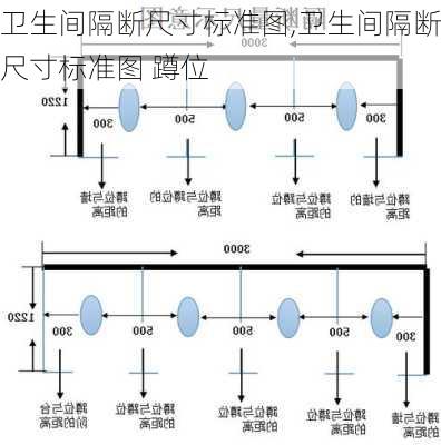 卫生间隔断尺寸标准图,卫生间隔断尺寸标准图 蹲位