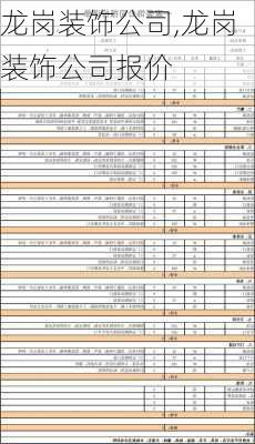 龙岗装饰公司,龙岗装饰公司报价