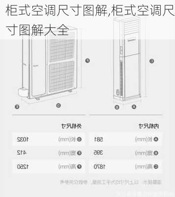 柜式空调尺寸图解,柜式空调尺寸图解大全