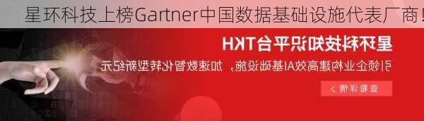 星环科技上榜Gartner中国数据基础设施代表厂商！