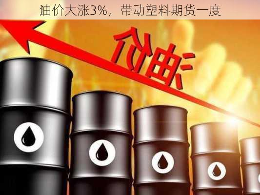 油价大涨3%，带动塑料期货一度
！