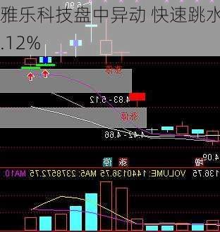 雅乐科技盘中异动 快速跳水5.12%