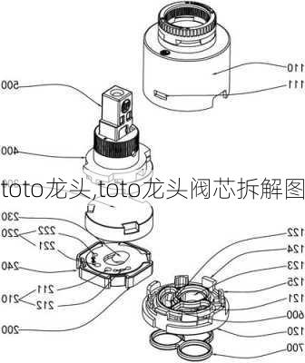 toto龙头,toto龙头阀芯拆解图