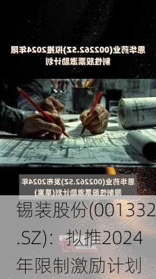 锡装股份(001332.SZ)：拟推2024年限制激励计划