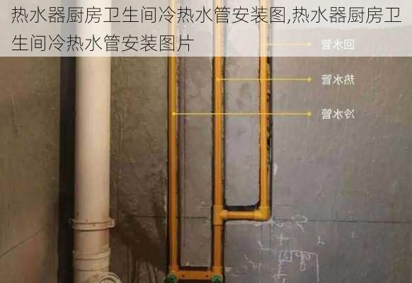 热水器厨房卫生间冷热水管安装图,热水器厨房卫生间冷热水管安装图片