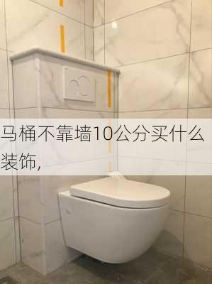 马桶不靠墙10公分买什么装饰,