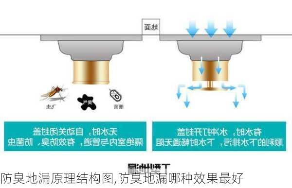 防臭地漏原理结构图,防臭地漏哪种效果最好