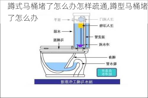 蹲式马桶堵了怎么办怎样疏通,蹲型马桶堵了怎么办