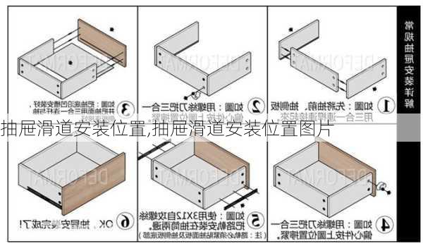 抽屉滑道安装位置,抽屉滑道安装位置图片