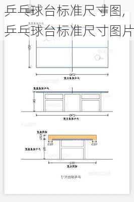 乒乓球台标准尺寸图,乒乓球台标准尺寸图片