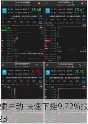 天演
盘中异动 快速下挫9.72%报2.23
