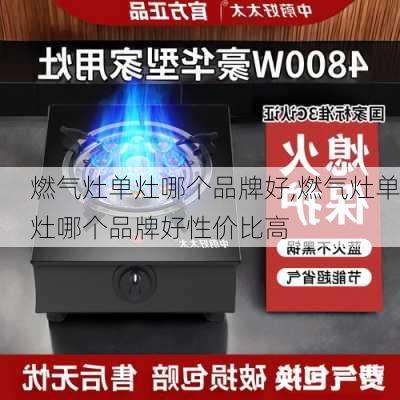 燃气灶单灶哪个品牌好,燃气灶单灶哪个品牌好性价比高