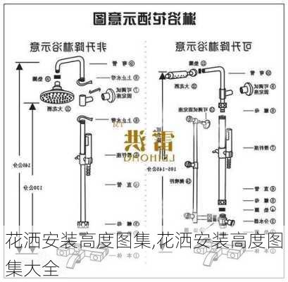 花洒安装高度图集,花洒安装高度图集大全