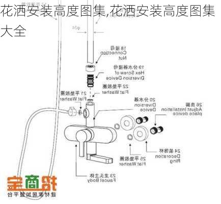 花洒安装高度图集,花洒安装高度图集大全