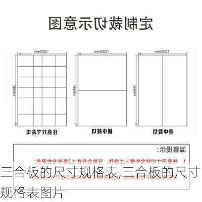 三合板的尺寸规格表,三合板的尺寸规格表图片