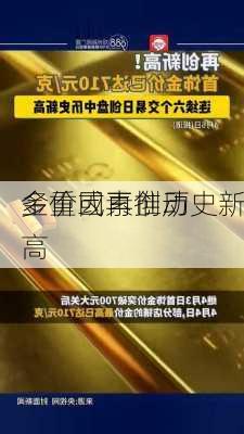 多重因素推动 
金价或再创历史新高