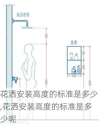 花洒安装高度的标准是多少,花洒安装高度的标准是多少呢