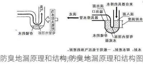 防臭地漏原理和结构,防臭地漏原理和结构图