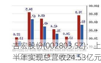 吉宏股份(002803.SZ)：上半年实现总营收24.53亿元