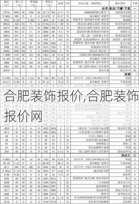 合肥装饰报价,合肥装饰报价网