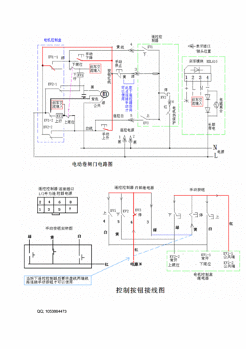 电动卷帘门原理,电动卷帘门原理接线电路图