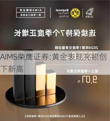 AIMS荣鹰证券:黄金表现亮眼创下新高