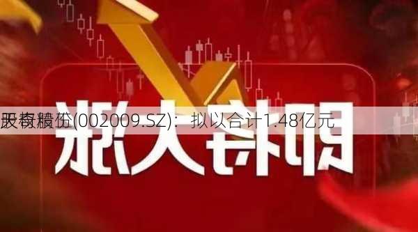 天奇股份(002009.SZ)：拟以合计1.48亿元
天奇精工
股权