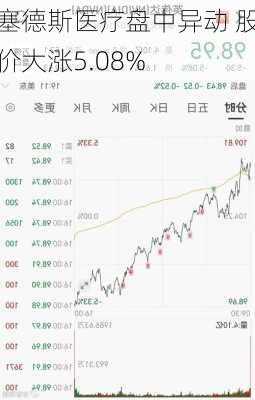 塞德斯医疗盘中异动 股价大涨5.08%