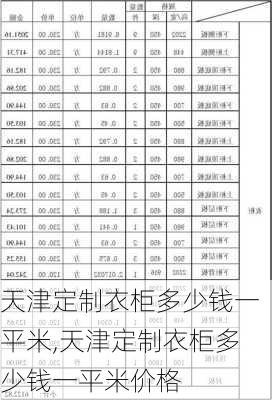 天津定制衣柜多少钱一平米,天津定制衣柜多少钱一平米价格