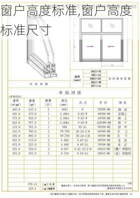 窗户高度标准,窗户高度标准尺寸