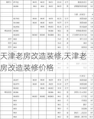 天津老房改造装修,天津老房改造装修价格