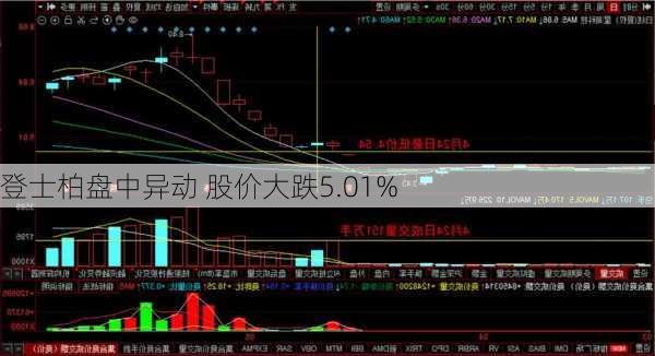 登士柏盘中异动 股价大跌5.01%