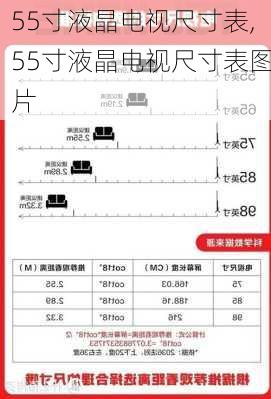 55寸液晶电视尺寸表,55寸液晶电视尺寸表图片