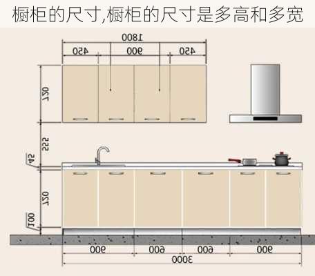 橱柜的尺寸,橱柜的尺寸是多高和多宽