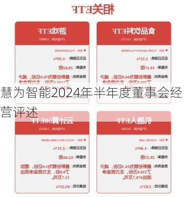 慧为智能2024年半年度董事会经营评述