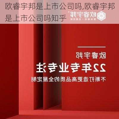 欧睿宇邦是上市公司吗,欧睿宇邦是上市公司吗知乎