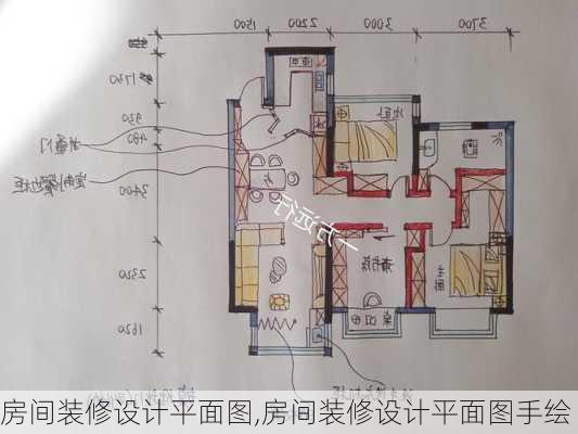 房间装修设计平面图,房间装修设计平面图手绘