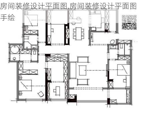 房间装修设计平面图,房间装修设计平面图手绘