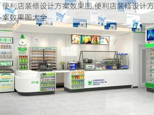 便利店装修设计方案效果图,便利店装修设计方案效果图大全