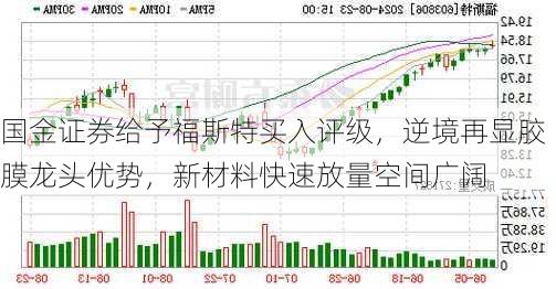 国金证券给予福斯特买入评级，逆境再显胶膜龙头优势，新材料快速放量空间广阔