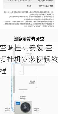 空调挂机安装,空调挂机安装视频教程