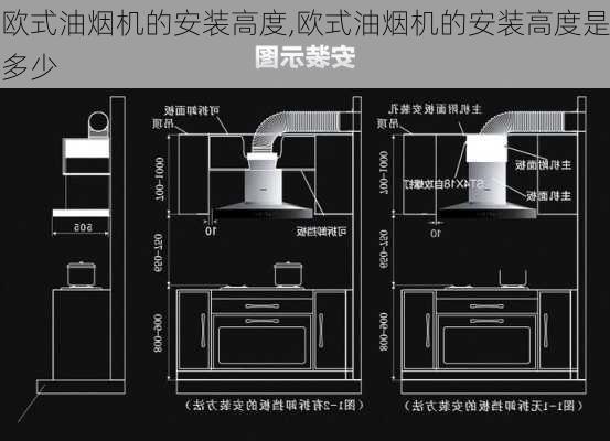 欧式油烟机的安装高度,欧式油烟机的安装高度是多少