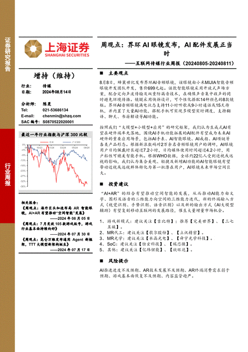 ETF
报：
行业估值处历史低位，AI、AR/MR等新技术持续推进和落地，关注
ETF