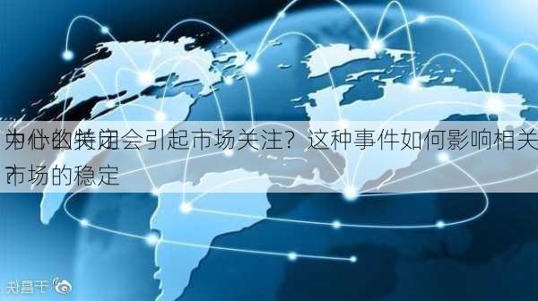 为什么特定
中心的关闭会引起市场关注？这种事件如何影响相关市场的稳定
？