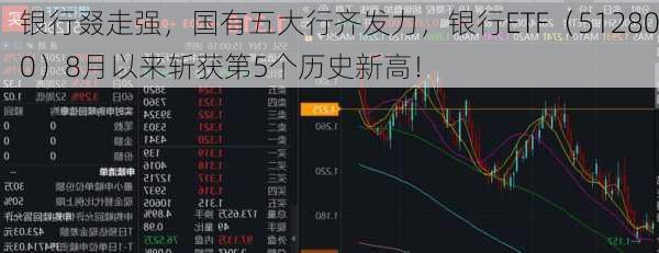 银行叕走强，国有五大行齐发力，银行ETF（512800）8月以来斩获第5个历史新高！