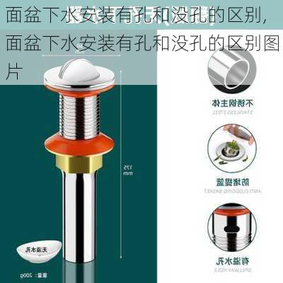 面盆下水安装有孔和没孔的区别,面盆下水安装有孔和没孔的区别图片