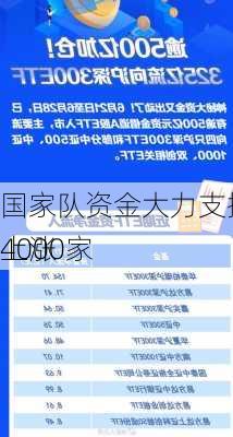 国家队资金大力支撑 近4000家
上涨